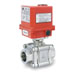 Ball Valves with Electric Actuator 24 DVC ,3 pc,EL-355, 3 Piece Electric Automation Ball Valves  24 DVC, Full Bore , 2000/1500 psi